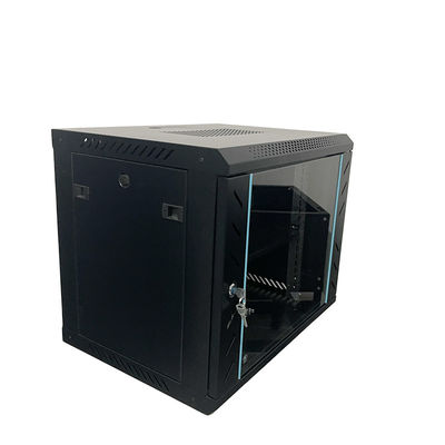 サーバールーム 冷たいロール鋼 6uネットワークキャビネット 19インチ 保証付きサーバーラック