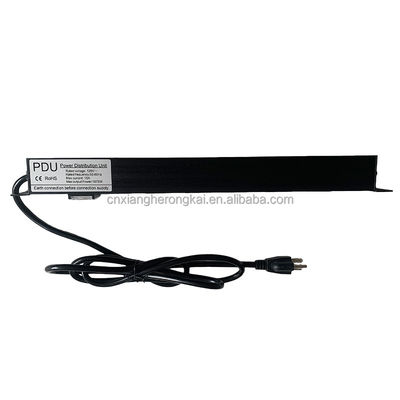 8 Way 20A ダブルブレイクスイッチ アメリカ標準電源ソケット PDU 電源配送