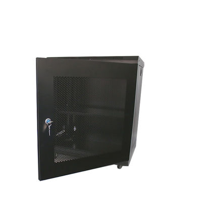 SPCC 冷式ロール鋼 12U スイングフレームネットワークキャビネット サーバールーム冷却システム