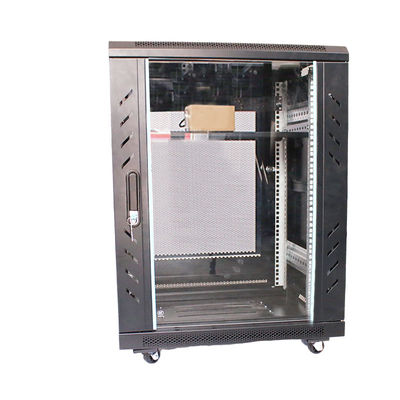 無料ラック 450*520*400 データセンターとオフィスケーブル用の標準サーバーラックキャビネット