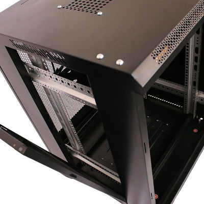 無料ラック 450*520*400 データセンターとオフィスケーブル用の標準サーバーラックキャビネット