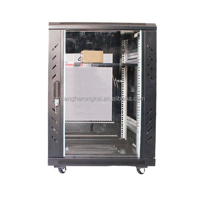 SPCC 標準サーバーラック用の冷式ロール鋼18U デラックスIT壁掛けキャビネット