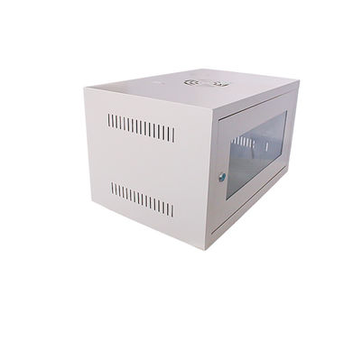 電気キャビネット 6u ネットワーク ウォールマウント囲い 電力コーティング 仕上げとカスタム