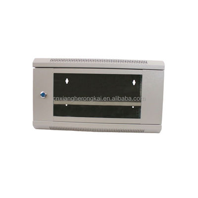 オーダーメイドネットワークキャビネット 6U ブラック サーバー・ラック キャビネット 冷式鋼材