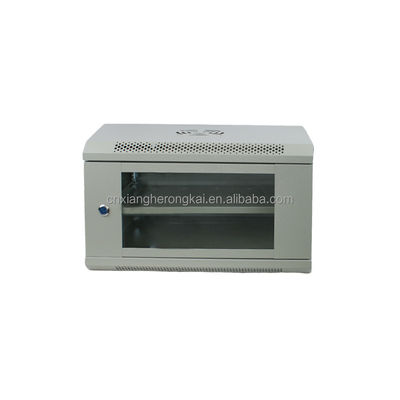 オーダーメイドネットワークキャビネット 6U ブラック サーバー・ラック キャビネット 冷式鋼材