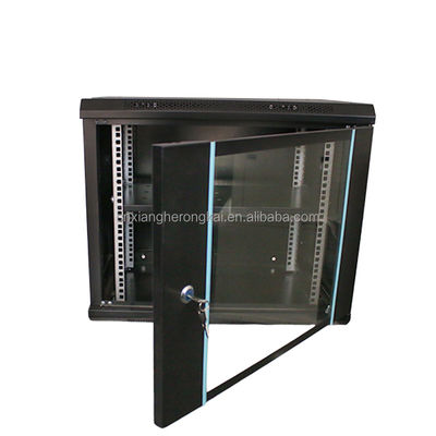 ストック製品 9u 4u 6u 9u 12u フラット ネットワーク キャビネット サーバー ラック キャビネット 壁に固定
