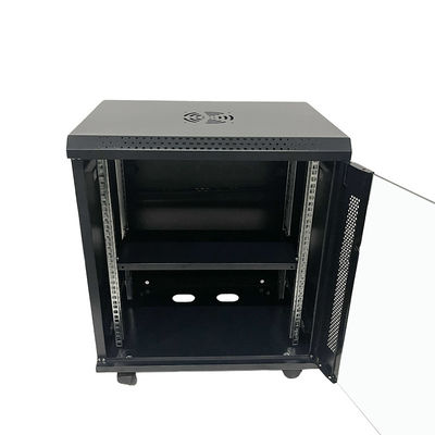 サーバールーム 9U 壁に装着された19&quot; 6U メタル CCTVネットワークキャビネット
