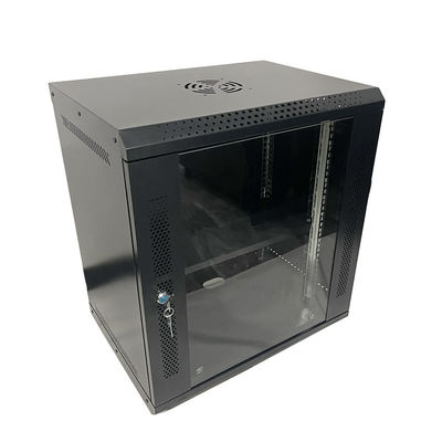 サーバールーム 9U 壁に装着された19&quot; 6U メタル CCTVネットワークキャビネット