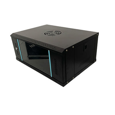 最新モデル 9u 冷式ロール鋼 サーバーラック ストックされた購入者向けに壁に設置