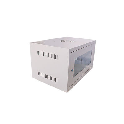 300*530*350 ウォールマウント 6U サーバーラックキャビネット 冷却システムとケーブル入口