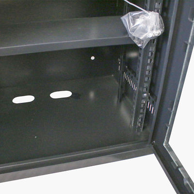 19インチ 4U壁キャビネットラック ストック付きワークステーション 6Uガラスドアキャビネット 白